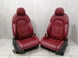 AUDI AUDI R8 TYPE 42 V10 5.2 SPYDER SEAT R8 RED LEATHER SEAT INTERIOR- — thumbnail 2