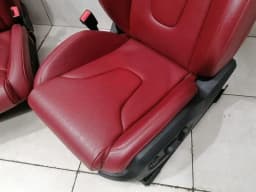 AUDI AUDI R8 TYPE 42 V10 5.2 SPYDER SEAT R8 RED LEATHER SEAT INTERIOR- — thumbnail 4