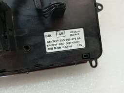 BENTLEY Bentley Continental GT 3S 3SD Center Console Switch 3SD959672BA RIGHT HAND DRIVE RHD- — thumbnail 8