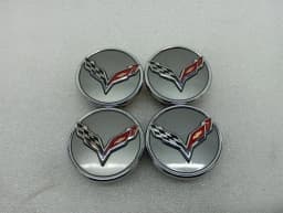 CHEVROLET CHEVROLET CORVETTE C7 9595010 WHEEL CAP SET- — thumbnail 1