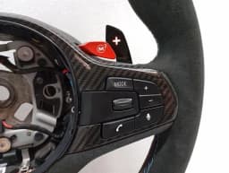 BMW BMW 5 Series F90 G30 M5 Steering Wheel M5 Steering Wheel HEATED ALCANTARA M6 HEATED- — thumbnail 5