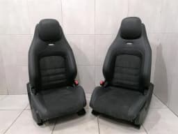MERCEDES-BENZ Mercedes C63 AMG Alcantara leather performance seats W204 seats leather black- — thumbnail 1