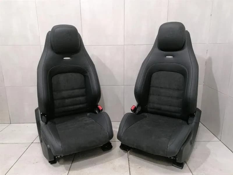 MERCEDES-BENZ Mercedes C63 AMG Alcantara leather performance seats W204 seats leather black-