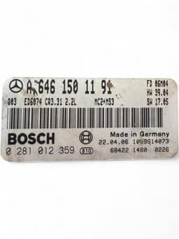 MERCEDES-BENZ A6461501191 6461501191 0281012359 Engine Control Unit / module (ECU) MERCEDES-BENZ VITO / VIANO (W639) (2003-2014) — thumbnail 7