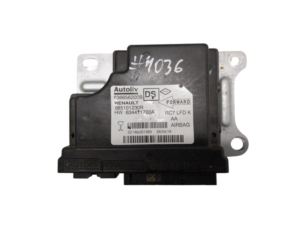 RENAULT 985101230R 636656200B Airbag Control Unit RENAULT TALISMAN (L2M, KP) (2013-2022)