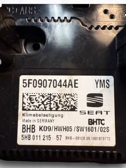SEAT 5F0907044AE Heater control panel SEAT LEON (5F) (2012-2020) — thumbnail 9