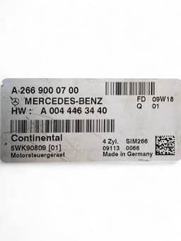 MERCEDES-BENZ A2669000700 2669000700 A0044463440 0044463440 Engine Control Unit / module (ECU) MERCEDES-BENZ B-CLASS (W245) (2005-2011) — thumbnail 9