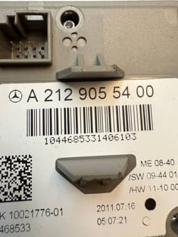 MERCEDES-BENZ A2129055400 2129055400 A6421508900 6421508900 0281016656 2215450714 Engine Control Unit / module (ECU) MERCEDES-BENZ E-CLASS (W212) (2009-2016) — thumbnail 10