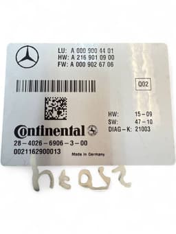 MERCEDES-BENZ A0009004401 0009004401 A2169010900 2169010900 A0009026706 0009026706 Cruise Control contol Unit MERCEDES-BENZ E-CLASS (W212) (2009-2016) — thumbnail 6