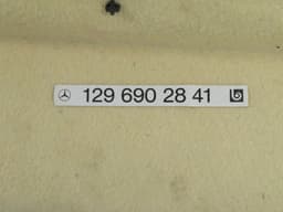 MERCEDES-BENZ A1296902841 1296902841 Interior lining / floor, other MERCEDES-BENZ SL-CLASS (R129) (1989-2001) — thumbnail 7