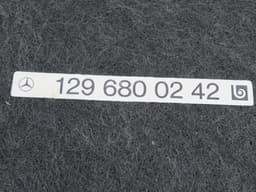 MERCEDES-BENZ A1296800242 A1296800042 1296800242 Interior lining / floor, other MERCEDES-BENZ SL-CLASS (R129) (1989-2001) — thumbnail 3