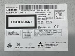 NISSAN 7612033118 LCN2K58A00 Radio NISSAN PULSAR (C13) (2014-2018) — thumbnail 3