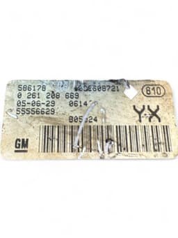 OPEL 0261208669 55556629 Engine Control Unit / module (ECU) OPEL ASTRA G (1998-2004) — thumbnail 7