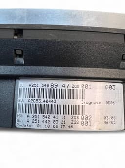 MERCEDES-BENZ A2515408947 2515408947 A2515404111 2515404111 A2514420321 2514420321 Instrument Cluster MERCEDES-BENZ R-CLASS (W251) (2006-2013) — thumbnail 9
