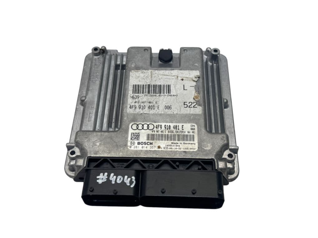 AUDI 4F9910401E 0281014357 Engine Control Unit / module (ECU) AUDI A6 / A6 ALLROAD (C6, 4F) (2004-2011)
