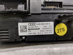 AUDI 4G0820043K Heater control panel AUDI A6 / A6 ALLROAD (C7, 4G) (2010-2018) — thumbnail 5