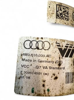 AUDI 4M0616039AC Air shock absorber front right AUDI Q7 (4MB, 4MG) (2015-) — thumbnail 8