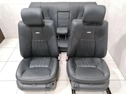 MERCEDES-BENZ MERCEDES S55 AMG W220 SEATS AMG SEATS INTERIOR BLACK LEATHER MASSAGE COOLED- — thumbnail 1
