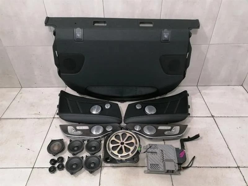MERCEDES-BENZ MERCEDES C63 COUPE W205 SPEAKERS A0009000518 BURMESTER SPEAKER SET COUPE- with 1 additional speaker