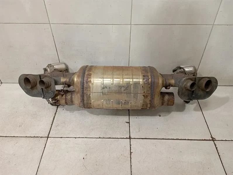 PORSCHE Porsche 911 992 exhaust silencer 992251052A defect exhaust silencer-
