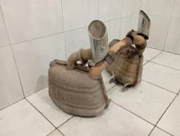 PORSCHE Porsche 911 996 exhaust silencer 99611125254 exhaust silencer- — thumbnail 1