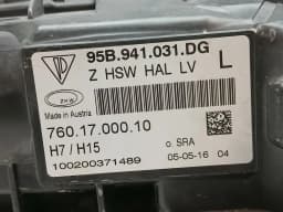 PORSCHE MK1 HALOGEN PORSCHE MACAN 95B Left Head Light 95B941029AA Headlight Left RHD- — thumbnail 9