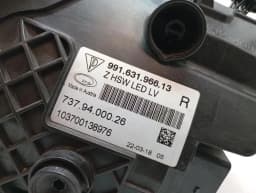 PORSCHE 2017-2019 MK2 PORSCHE 911 991 Right Headlight 99163196662 Headlamp LIFT LED- — thumbnail 10