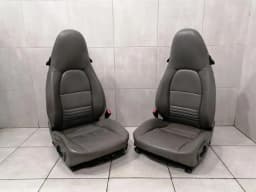 PORSCHE Porsche 911 996 Seat Set 996 Seat Set Right Hand Drive RHD Grey Grey- — thumbnail 2