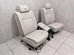 ROLLS ROYCE ROLLS ROYCE PHANTOM MK7 VII 7 SEATS CONSOLE SET PHANTOM Seat WHITE LEATHER SET- — thumbnail 4