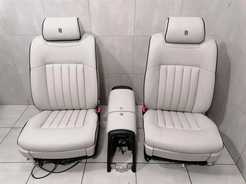 ROLLS ROYCE ROLLS ROYCE PHANTOM MK7 VII 7 SEATS CONSOLE SET PHANTOM Seat WHITE LEATHER SET-