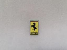 FERRARI FERRARI 599 GTB F141 62673100 LOGO BADGE HOOD TRIM- — thumbnail 1