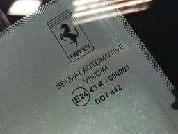 FERRARI Ferrari 599 GTB F141 Right Rear 1/4 Glass 82321100 Door Glass 1/4 Rear RH- — thumbnail 7
