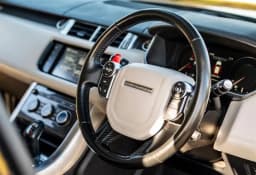 LAND ROVER Range Rover Sport L494 Carbon Fibre Steering Wheel Trim 2014-2017 PRE LCI - — thumbnail 2