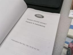 LAND ROVER LAND ROVER RANGE ROVER SPORT L494 SERVICE BOOKLET MANUAL OWNERS MANUAL - — thumbnail 7