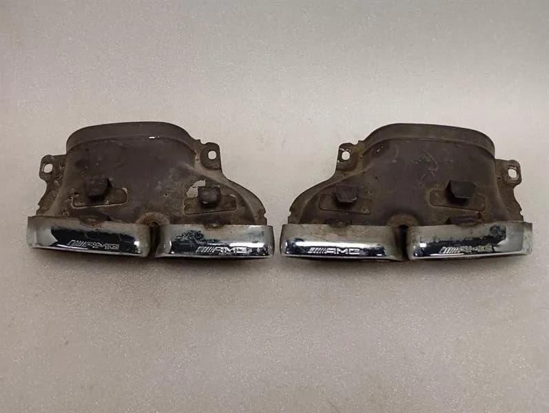 MERCEDES-BENZ Mercedes CL W217 exhaust silencer A2054900427 tips exhaust tailpipe trim-