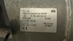 MERCEDES-BENZ Mercedes ML W164 pressure accumulator A1643200015 pressure accumulator air suspension - — thumbnail 5