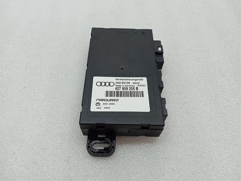 Audi R8 Type 42 V10 5.2 Spyder Soft Top Module 427959255B Top Control Unit -