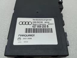 AUDI Audi R8 Type 42 V10 5.2 Spyder Soft Top Module 427959255B Top Control Unit - — thumbnail 6