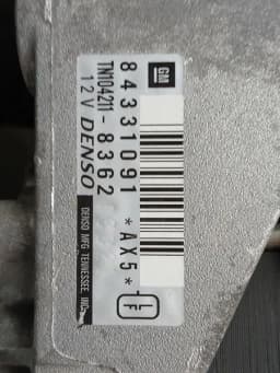 CHEVROLET Chevrolet Corvette C7 Grand Sport Alternator 84331091 Faulty Alternator- — thumbnail 10
