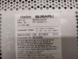 SUBARU 86201FG620 PF3292AA Radio SUBARU IMPREZA (GH, GR) (2008-2012) — thumbnail 6