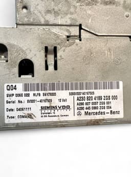 MERCEDES-BENZ A2308204189 A2308270057 A2304450360 2308204189 2308270057 2304450360 A2308203589 2308203589 A2308204389 2308204389 A230820918980 230820918980 Radio MERCEDES-BENZ SL-CLASS (R230) (2001-2012) — thumbnail 10