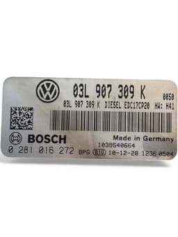 VW 03L907309K 0281013272 Engine Control Unit / module (ECU) VW TRANSPORTER T5 / MULTIVAN (7H, 7E, 7J) (2003-2015) — thumbnail 7