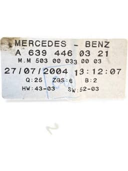 MERCEDES-BENZ A6394460321 6394460321 Instrument Cluster MERCEDES-BENZ VITO / VIANO (W639) (2003-2014) — thumbnail 9