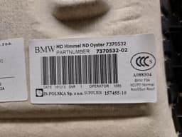 BMW 7370532 737053202 Headliner BMW 3 GT Gran Turismo (F34) (2012-) — thumbnail 3