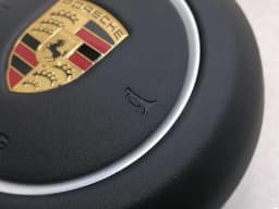 PORSCHE Porsche 911 991 leather steering wheel module 9P1880201L steering wheel module- — thumbnail 4