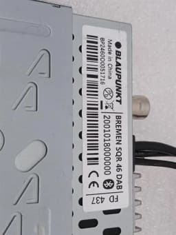 PORSCHE Porsche 911 Carrera 1984-1989 CD Player Blaupunkt Bremen SQR 46 DAB Bluetooth- — thumbnail 10