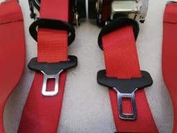 PORSCHE Porsche 911 991 Coupe front seat belt 99180303304 seat belt belt front red- — thumbnail 3