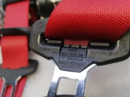 PORSCHE Porsche 911 991 Coupe front seat belt 99180303304 seat belt belt front red- — thumbnail 4