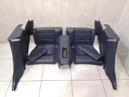 PORSCHE Porsche 911 991 convertible rear seat set yachting blue rear seat set- — thumbnail 1