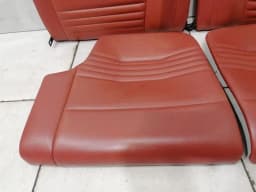 PORSCHE Porsche 911 996 rear coupe seat set seats interior rear red red- — thumbnail 5